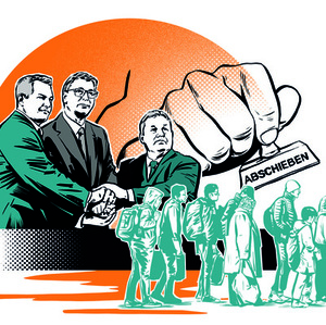 SOS Mitmensch | Illustration: P.M. Hoffmann